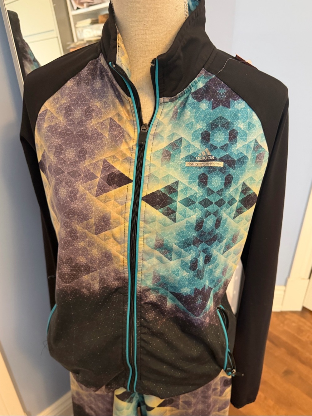 Adidas Stella McCartney Barricade Women's Geometric Track Jacket & leggings XXL